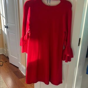 GB Girls Vibrant Red Casual Dress